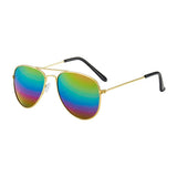 2019 Sunglasses new fashion baby kids boy girl Pilot sunglasses metal frame goggles glasses for kids children