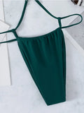 Sexy Extreme Mini Micro String Women Swimwear One Piece Swimsuit Female Cross Backless Monokini High Cut Bathing Suit Swim Lady