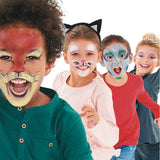 Carioca Dermatologically Tested Children's Face Paint Set - 6 Colors, Water-Based, Easy Clean-Up