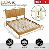 Bosk Solid Wood Bed Frame