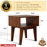 Serena Solid Wood Nightstand