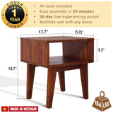 Serena Solid Wood Nightstand
