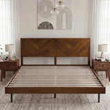Alander Solid Wood Bed Frame