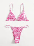 ZTVitality Zebra Print Push Up Bikini Sexy Bikinis 2021 New Arrival Padded Bra Low Waist Swimsuit Female Swimwear Women Biquini