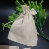 50pcs/lot 7x9 10x14 13x18 cm Jute Gift Bags Cotton Linen Jewelry Bags Drawstring Packaging Pouch Display Wedding Sack Burlap Bag