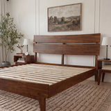 Aurora Solid Wood Bed Frame