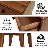 Sofia Solid Wood Nightstand