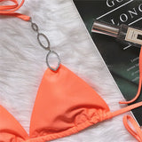 New Shiny Crystal Diamond Bikini 2026 Women Halter Bandage Swimsuit Female Swimwear Rhinestone Bikini set Brazilian Bathing Suit