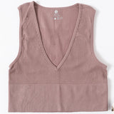Deep V Crop Top Women Bra Top Sexy Lingere Seamless Underwear Female Tanks Top Sleeveless Fitness Top Camisole
