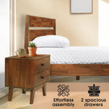 Silvia Solid Wood Nightstand