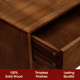 Savana Solid Wood 2-Drawer Nightstand