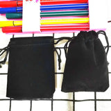 100 Pcs/Lot 5x7 7x9 9x12 10x16cm Coloful Velvet Gift Bags&small Pouches Jewelry Package Bags Velvet Drawstring Packaging Bags