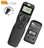 Pixel TW-283 Wireless Timer Remote Control Shutter Release (DC0 DC2 N3 E3 S1 S2) Cable For Canon Nikon Sony Camera TW283 VS RC-6