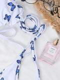 Sexy Ruffle Frilled Micro Thong Bikini 2025 Women Swimwear Female Swimsuit Two-pieces Bikini set String Bather Bathing Suit Swim