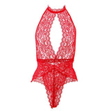 Black Mesh Lace Long Split Nightgown for Women Wild See Through Deep V Open Back Sleepwear Dress with Thong