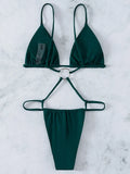 Sexy Extreme Mini Micro String Women Swimwear One Piece Swimsuit Female Cross Backless Monokini High Cut Bathing Suit Swim Lady