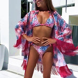 2025 Snake Print Halter Crystal Diamond Bikini Women Swimsuit Female Swimwear Two pieces Bikini set Bather Bathing Suit Swim