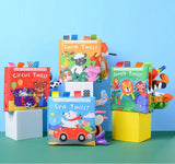 Baby Cloth Book Cartoon Animal Sensory Learning Toy
