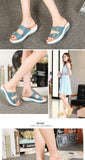 2021New Women Sandals Wedges Sandals Ladies Open Toe Round Toe Buckle Black Yellow White Platform Sandals Shoes