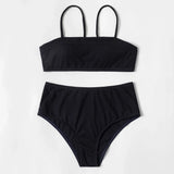 ZTVitality Solid Sexy Bikini 2025 New Arrival Padded Bra High Waist Swimsuit Brazilian Swimwear Women Bathing Suit Beachwear S-L