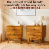Silvia Solid Wood Nightstand