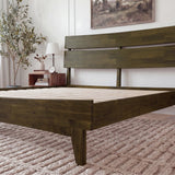 Aurora Solid Wood Bed Frame