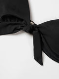 ZTVitality Black Bow High Waist Bikinis Brazilian Sexy Bikini 2021 New Arrival Straps Padded Bra Swimsuit Female Swimwear Women