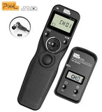 Pixel TW-283 Wireless Timer Remote Control Shutter Release (DC0 DC2 N3 E3 S1 S2) Cable For Canon Nikon Sony Camera TW283 VS RC-6