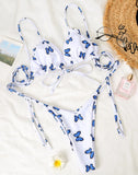 Sexy Ruffle Frilled Micro Thong Bikini 2025 Women Swimwear Female Swimsuit Two-pieces Bikini set String Bather Bathing Suit Swim