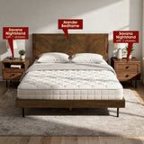 Savana Solid Wood 2-Drawer Nightstand