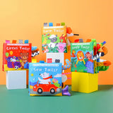Baby Cloth Book Cartoon Animal Sensory Learning Toy