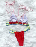 Sexy Mini Micro Thong Neon Bikini Women Brazilian Swimwear Female Swimsuit Two-pieces Bikini set High Cut Bathing Suit Swim Lady