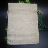 50pcs/lot 7x9 10x14 13x18 cm Jute Gift Bags Cotton Linen Jewelry Bags Drawstring Packaging Pouch Display Wedding Sack Burlap Bag