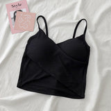 Women Crop Top Tube Top Seamless Underwear Female Crop Tops Girls Streetwear Sexy Lingerie Padded Tube Bra Bandeau Top Intimates