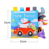 Baby Cloth Book Cartoon Animal Sensory Learning Toy