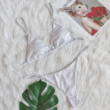 2026 Micro G String Diamond Bikini Women Swimsuit Female Triangle Swimwear Two Pieces Bikini Set Halter Bather Bathing Suit Swim