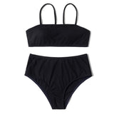 ZTVitality Solid Sexy Bikini 2025 New Arrival Padded Bra High Waist Swimsuit Brazilian Swimwear Women Bathing Suit Beachwear S-L