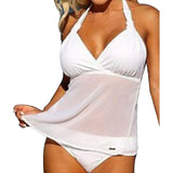 Tankini Swimwear Women 2025 Sexy Swimsuit Summer Bathing Suit Bikini Set Plus Size Women's Swimsuits Beach Wear Swimming Suit