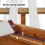 Aurora Solid Wood Bed Frame