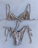 RUOTONGSEPT Low Waist Bikinis 2022 Triangle Swimwear Female Swimsuit Women Print Bikini set two-Piece Suit Push Up Bathing Suit