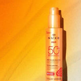 Nuxe SPF 50 Sunscreen Lotion for Face and Body - Natural, Hypoallergenic, Water-Resistant Protection