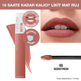 Maybelline New York Super Stay Matte Ink Liquid Lipstick - Long-Lasting, Matte Finish, Smudge-Proof, 65 Seductress