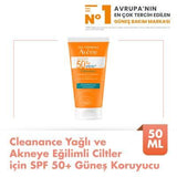 Avene Solaire Cleanance SPF 50+ Sunscreen for Oily Skin - Lightweight, Water-Resistant Broad-Spectrum Protection