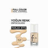 Flormar Full Color High Pigment Nail Polish - Long Lasting Color