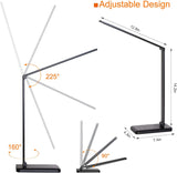 5 Lighting Mode LED Desk Lamp + Wireless Phone Charger
