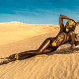2025 African Dashiki Print One Piece Swimsuit Women High leg cut Swimwear Female Trikini Thong Monokini Brazilian Bathing Suit