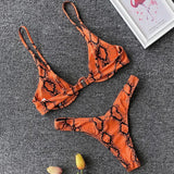High Cut V-bar Underwired Bikini Women Swimsuit Female Micro Thong Swimwear Two-pieces Bikini Set Push Up Bathing Suit Swim Lady