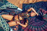 2025 African Dashiki Print One Piece Swimsuit Women High leg cut Swimwear Female Trikini Thong Monokini Brazilian Bathing Suit