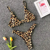 Sexy Neon V-bar Underwired Bikini 2025 Female Ribbed Swimsuit Women Thong Swimwear Two-pieces Bikini set Push up Bathing Suit