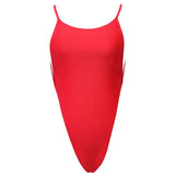 2025 Sexy Sparkling Shiny Women Swimwear One Piece Swimsuit Female High Cut Monokini Backless Bather Bathing Suit Swim Bodysuit